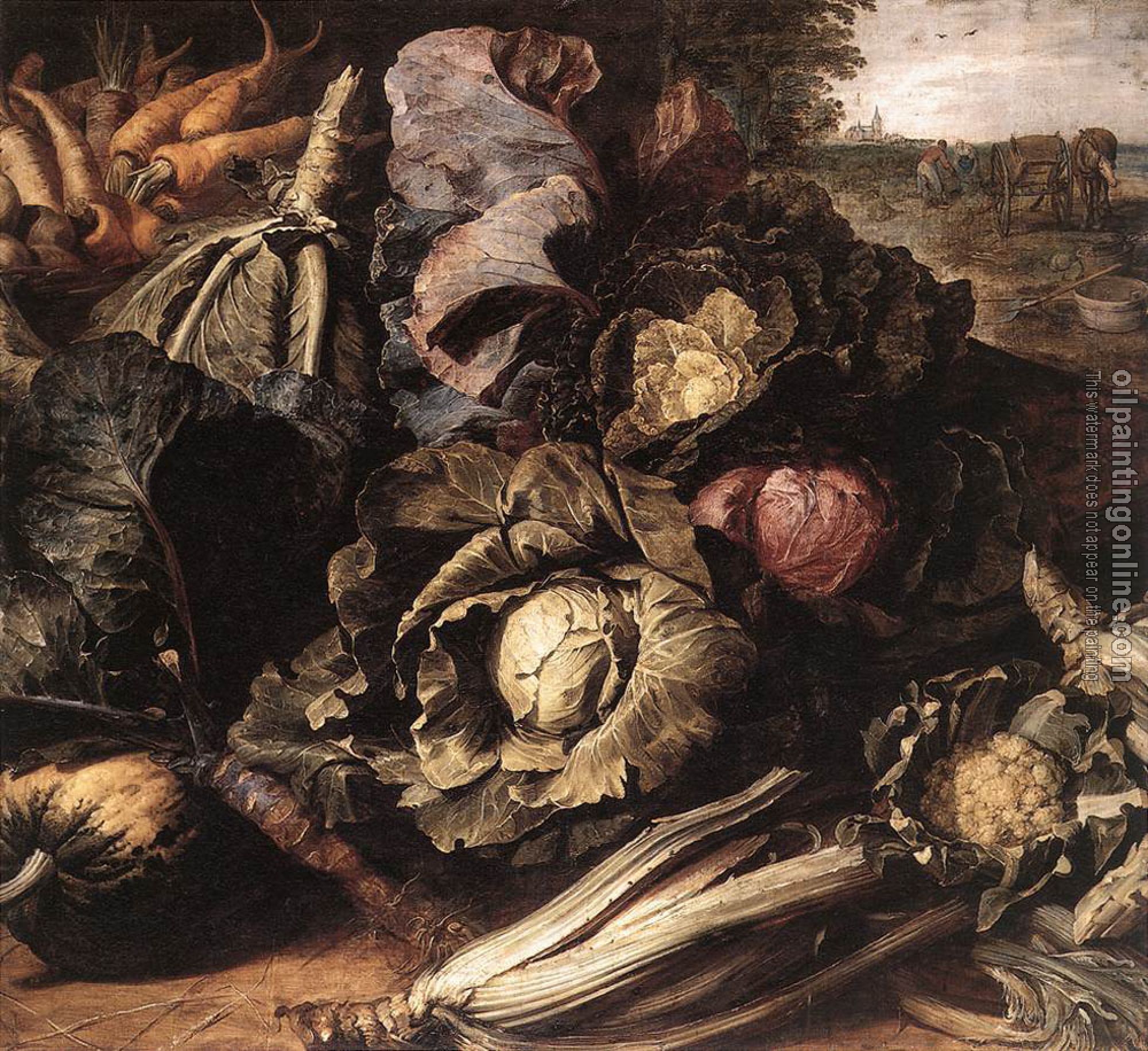 Frans Snyders - Vegetable Still Life